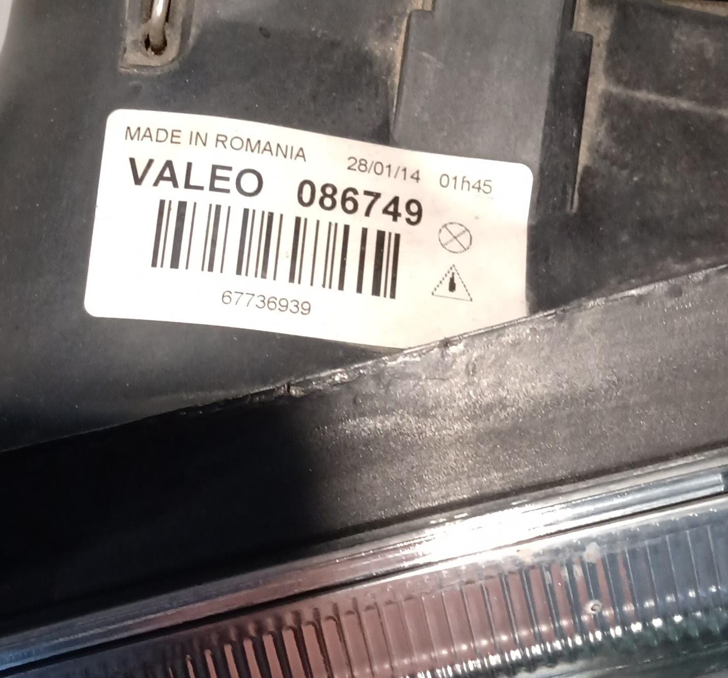 Fanale anteriore sinistro